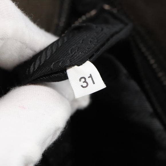 PRADA Hand Bag Canvas Khaki Auth 103935 - Picture 12 of 16